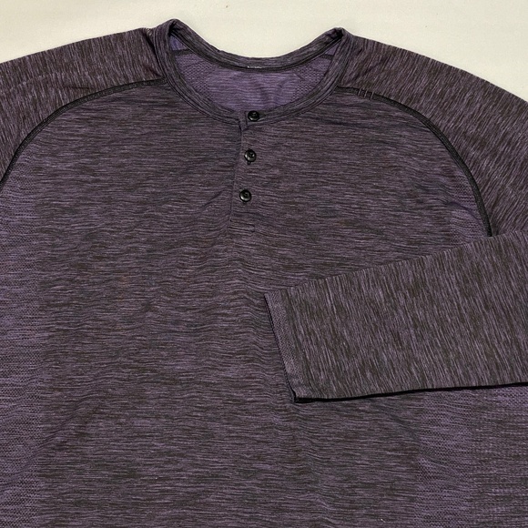Lululemon Henley Long Sleeve Casual Tee Shirt Pullover Mens Size XXL - Picture 1 of 6